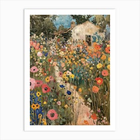 Garden Of Poppies Art Print