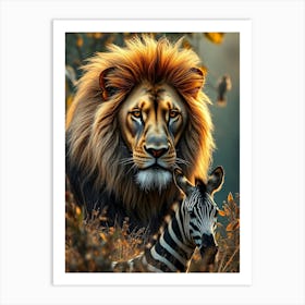 Wild Animal Creative Portrait 48 Art Print