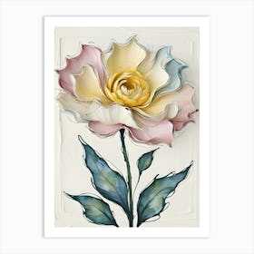 Artistic Abstract Flower Art Print