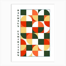 Bauhaus Orange Exhibition 9 Art Print