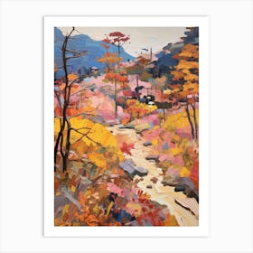 Autumn Gardens Painting Koraku En Japan 2 Art Print