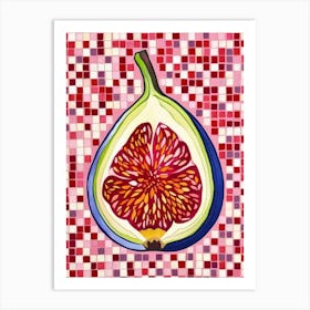 Fig Mosaic 1 Art Print