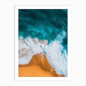 Aerial View Of The Beach 14 Art Print