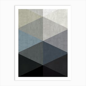 Contemporary minimalist features 2 Art Print