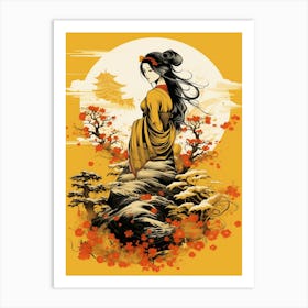 Asian Girl 5 Art Print