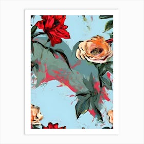 Floral Pattern 26 Art Print