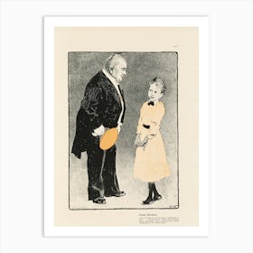 Boy And A Girl 1 Art Print