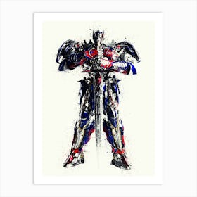 Optimus Prime 2 Art Print