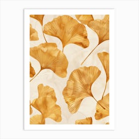 Ginkgo Leaves 31 Art Print