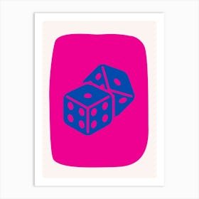 Dice Icon Art Print