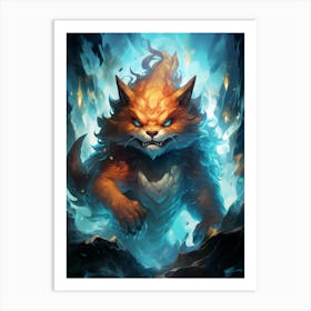 Wolf Of Legends Art Print