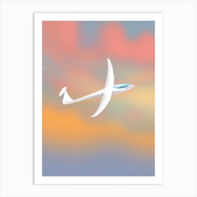 Glider In The Sky Art Print