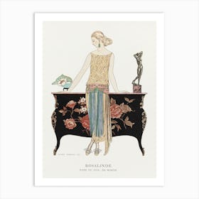Rosalinde Robe Du Soir (1922), George Barbier Art Print