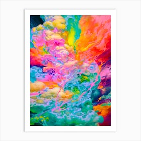 Solid Liquid Gas Art Print