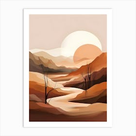 Abstract Landscape 11 Art Print