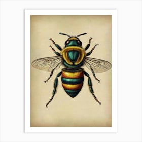 Bee Print Art Print