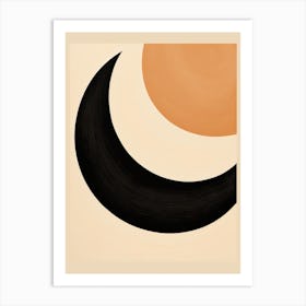 Mid-Century Mystical Moon Art Print