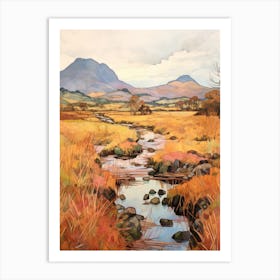 Autumn National Park Painting Killarney National Park Ireland 2 Art Print