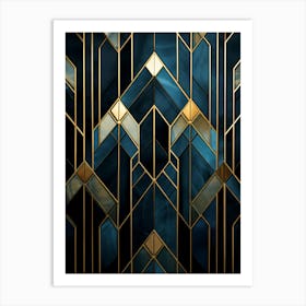 Deco Wallpaper 2 Art Print