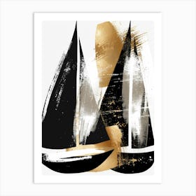 Sailboats Canvas Print 1 Art Print