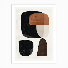 Broken Alignments Bauhaus Minimalist Poster