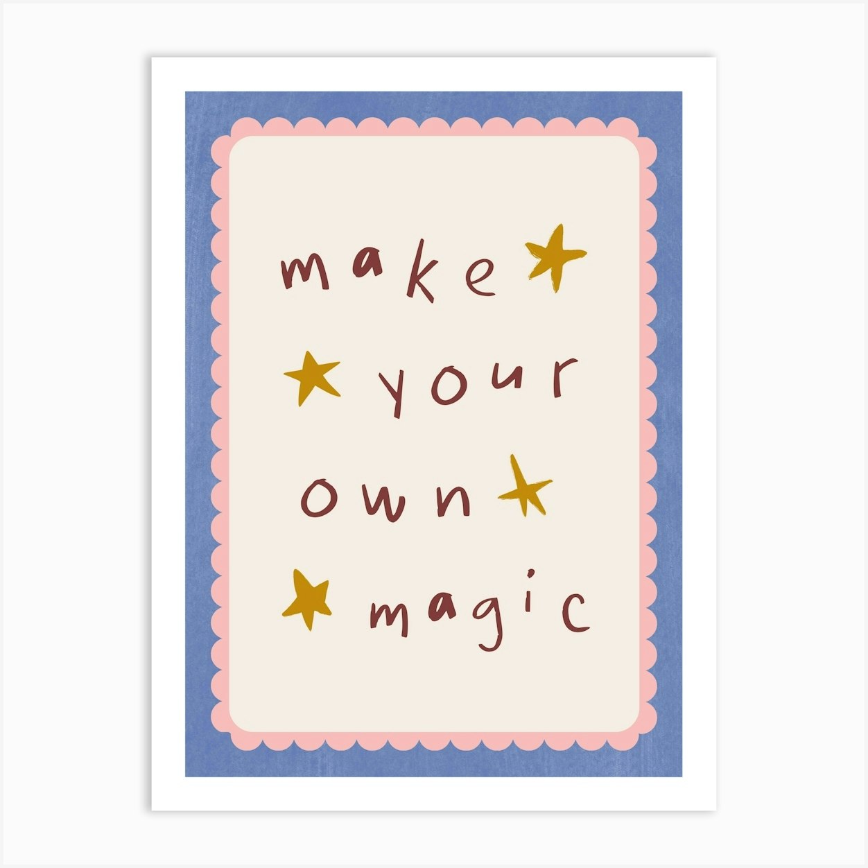 Make Your Own Magic 7 Art Print by MRHWALLPRINTS