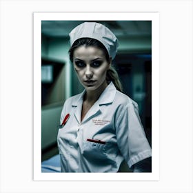 Trouble Sleeping In The Hospital-Call The Night Nurse - Reimagined 4 Art Print