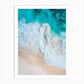 Aerial View Of A Beach 79 Art Print