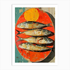 Three Sardines Art Print