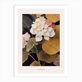 Flower Illustration Hydrangea 1 Poster Art Print