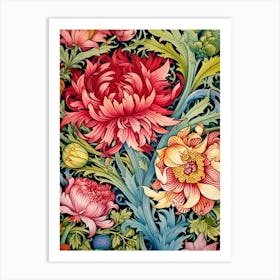 William Morris Flowers Art Print