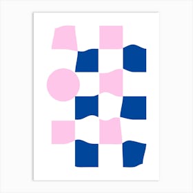 Checkerboard 2 Art Print