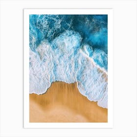 Aerial View Of The Beach 17 Art Print