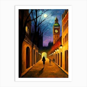 Big Ben At Night 1 Art Print