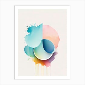 Watercolor Splash Art Print