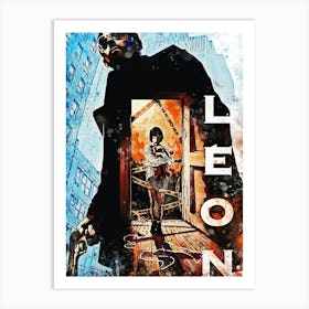 Leon movies Art Print