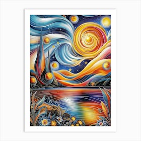 Starry Night 13 Art Print