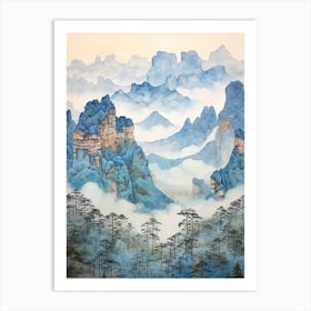 Zhangjiajie National Forest Park China 2 Art Print