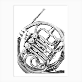 Saxhorn Line Art Art Print