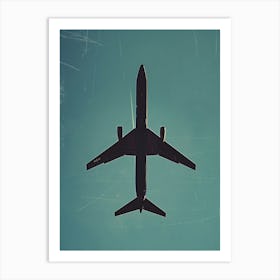 Airplane In The Sky Art Print