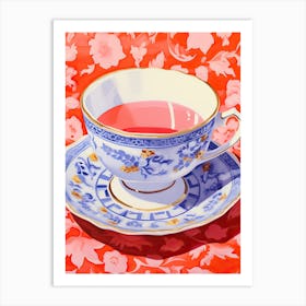 Tea Cup And Saucer 1 Art Print