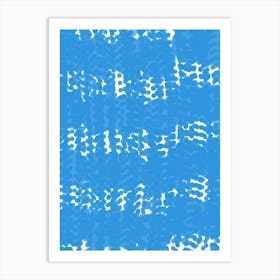 Abstract Blue Art Print