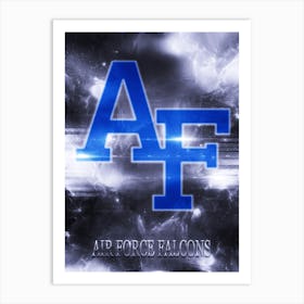 Air Force Falcons Art Print