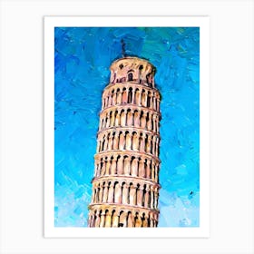 Leaning Tower Of Pisa Art Print