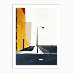 'Street Lights' Boho Art Print