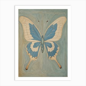 Blue Butterfly Art Print