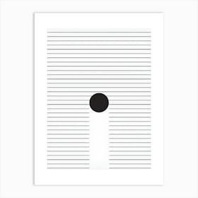 Black Hole Art Print