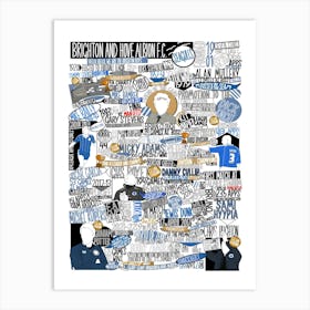 Brighton And Hove Albion 2 Art Print