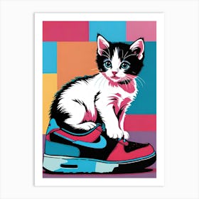 Nike Kitten Art Print