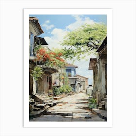 Old Manila Street 3 Art Print